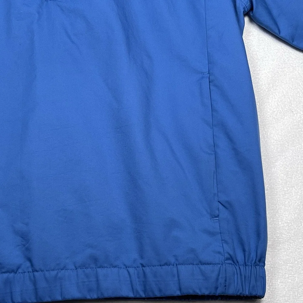 Nike Golf 1/4 Zip Wind Shirt Short Sleeve Mens‎ Medium Blue Zippered Pockets